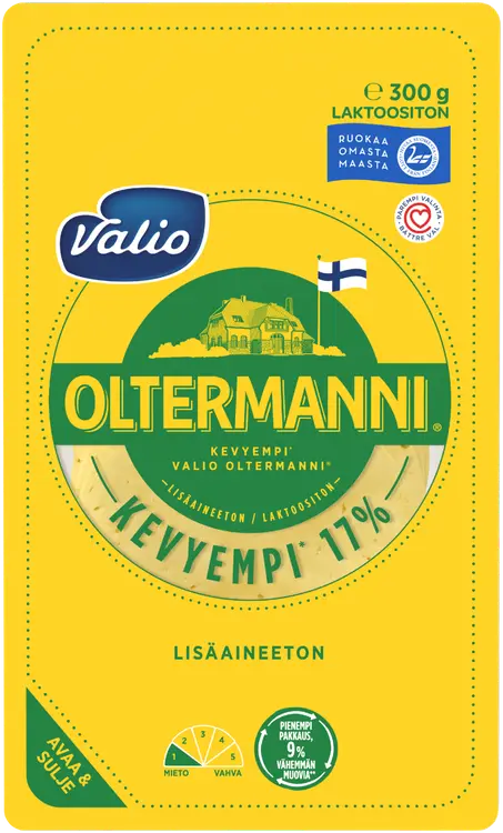 Valio Oltermanni® 17 % e300 g viipale
