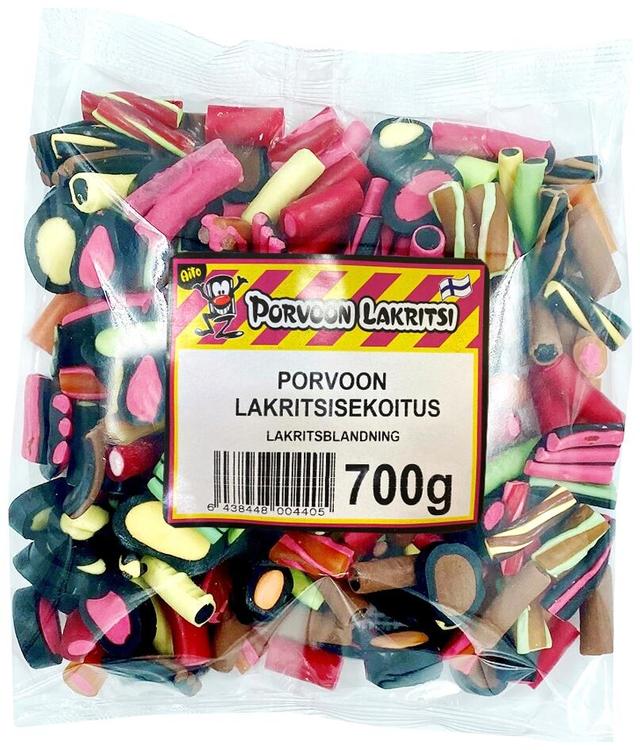 Porvoon Lakritsi lakritsisekoitus 700g