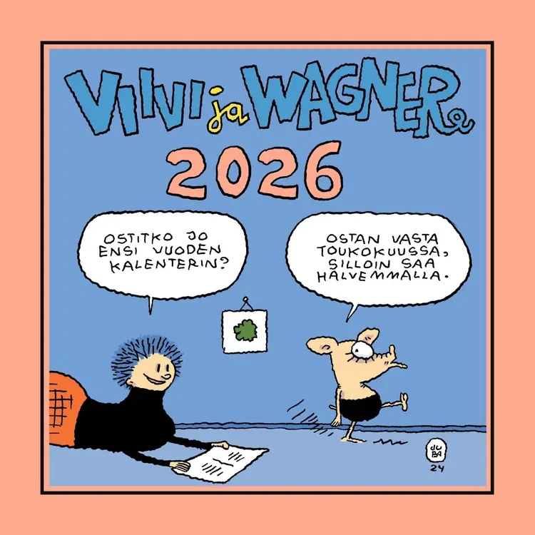 Otava Viivi ja Wagner seinäkalenteri 2026