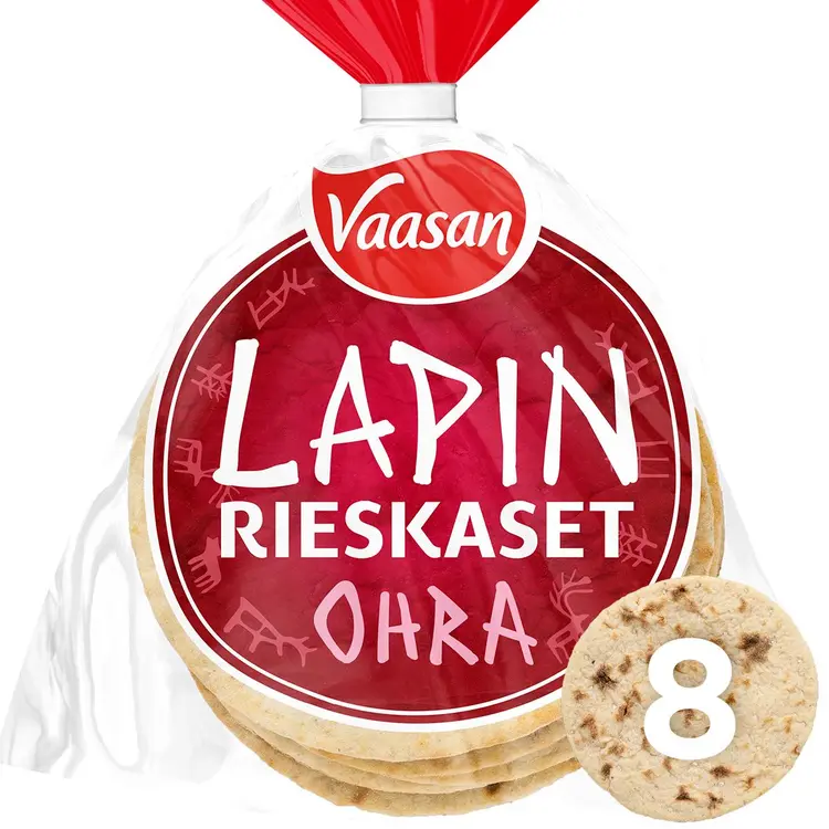 Vaasan Lapin rieskaset ohra 260 g 8 kpl