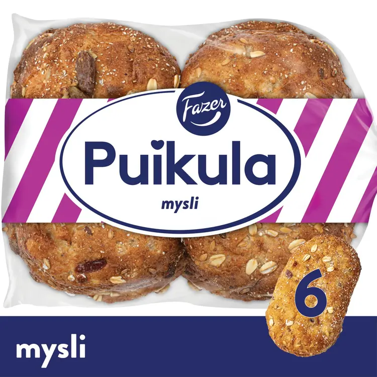 Fazer Puikula Mysli 6kpl 330g