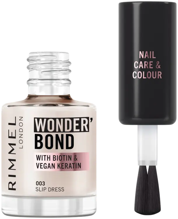 Rimmel Wonderbond Nail Polish 12 ml, 003 Slip Dress kynsilakka