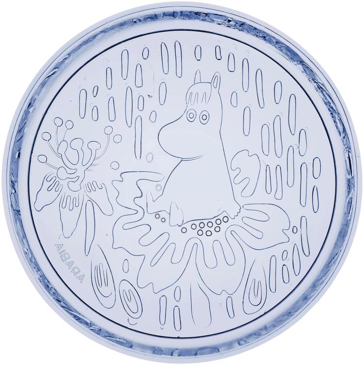 Moomin Arabia Muumi lautanen 155mm vedensininen