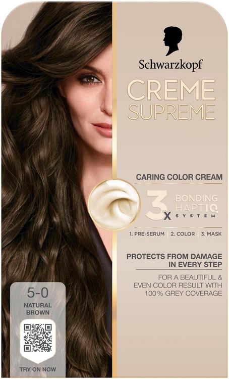 Juuksevärv Creme Supreme 5-0 Natural Brown