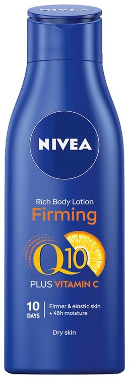 NIVEA 250ml Q10 + Vitamin C Firming Body Milk -vartalovoide