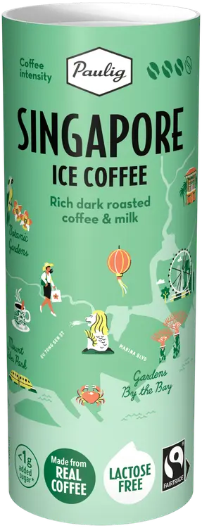 Paulig Singapore Ice Coffee 235 ml laktoositon maitokahvijuoma, Reilu kauppa