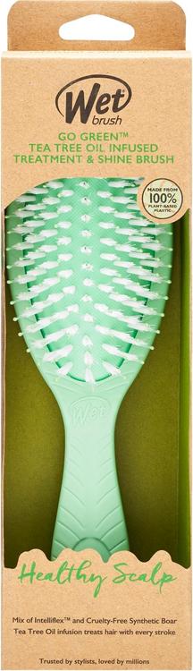 WetBrush Go Green Treatment and Shine -harja - Tea Tree