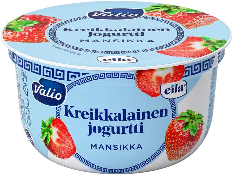 Valio kreikkalainen jogurtti 150 g mansikka laktoositon