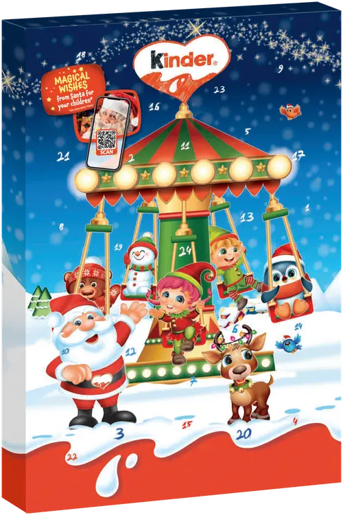 Kinder Mini Mix-suklaajoulukalenteri 151g