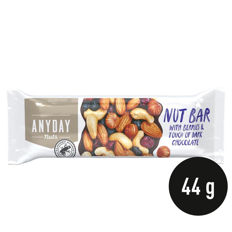 Anyday Nut Bar with berries pähkinäpatukka 44g