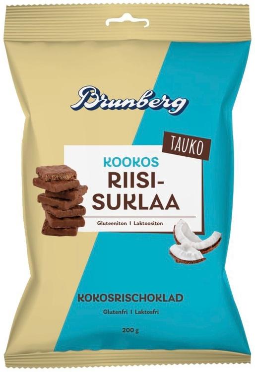 Brunberg Tauko Kookosriisisuklaa 200g