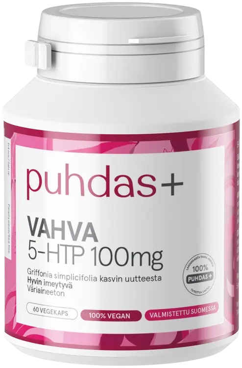 Puhdas+ 5-HTP 60 vegekaps
