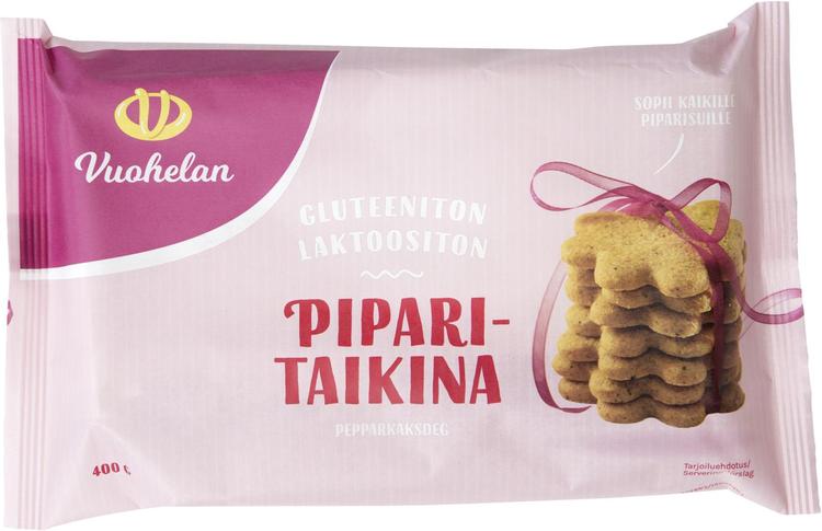 Vuohelan gluteeniton Piparitaikina 400g, pakaste