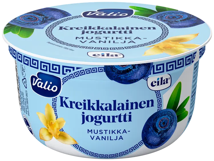 Valio kreikkalainen jogurtti 150 g mustikka-vanilja laktoositon