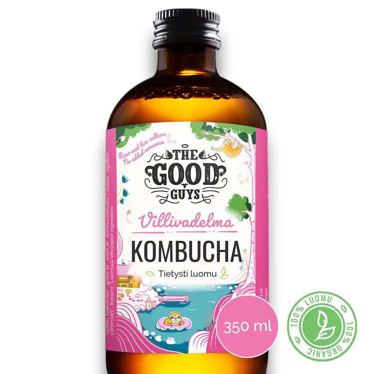 The Good Guys Villivadelma kombucha 350ml