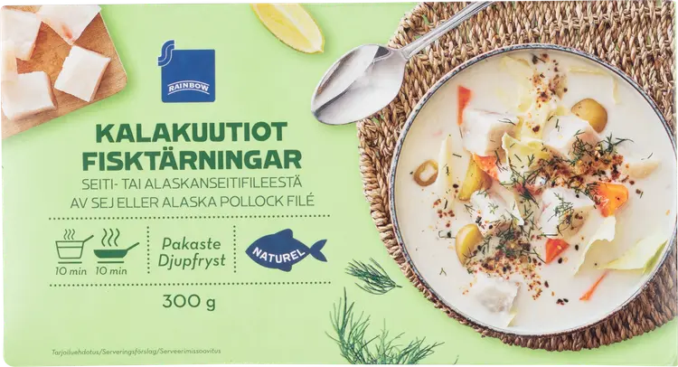 Rainbow 300g kalakuutiot pakaste