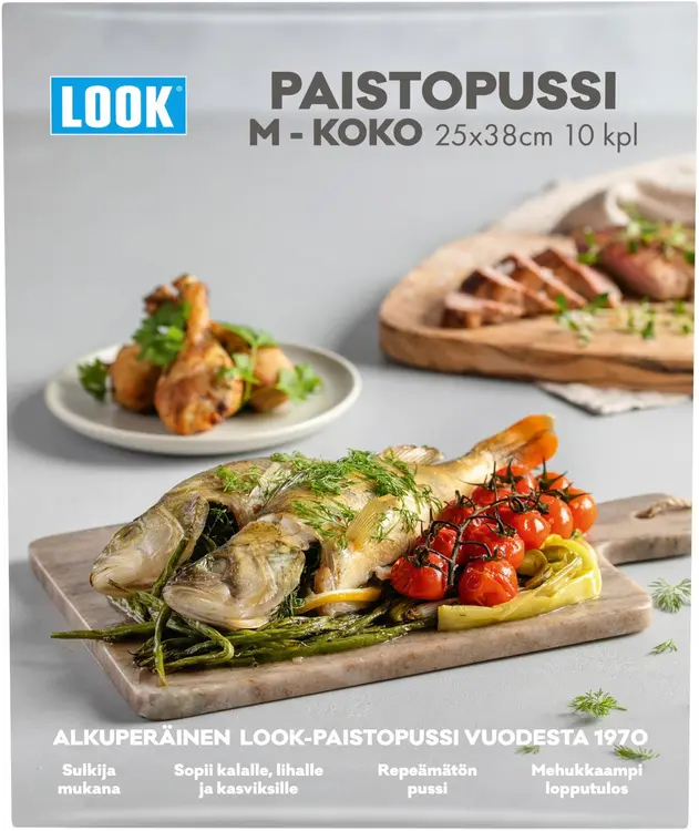 LOOK® Paistopussi M 25cmx38cm 10kpl