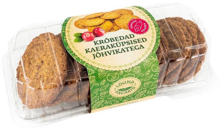 Krõbe kaeraküpsis jõhvikaga 250 g