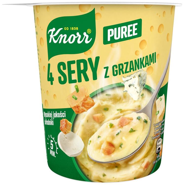 Knorr kartulipuder nelja juustu ja krutoonidega 50g