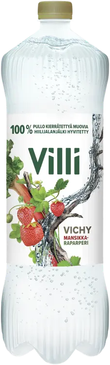 Villi Vichy mansikka-raparperi 1,5l