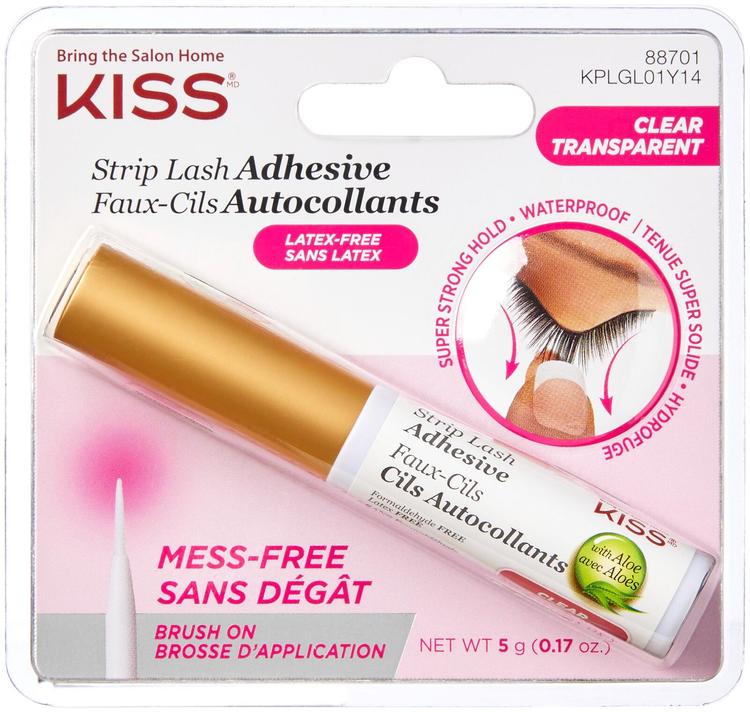 Kiss 24hr Strip Eyelash Adhesive - Clear 5g