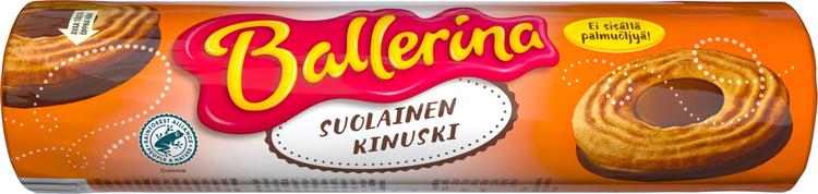 Kantolan Ballerina suolainen kinuski täytekeksi 190g