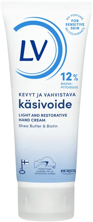 LV 100ml kevyt ja vahvistava käsivoide