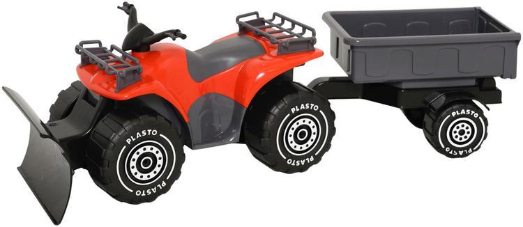 Traktor punane 45 cm