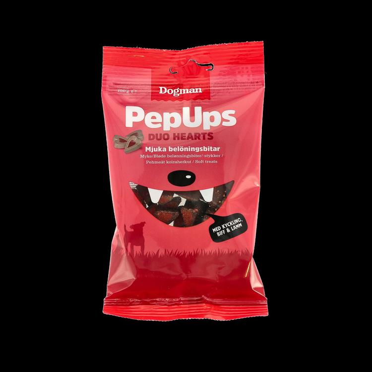 Dogman PepUps Duo Hearts 100g