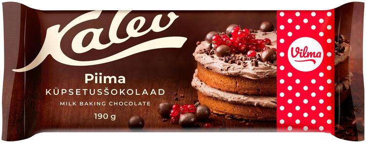 Vilma küpsetusšokolaad piima 190g