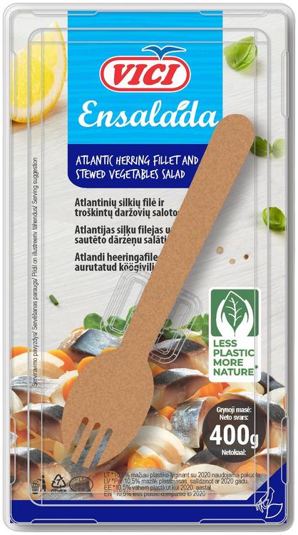 Heeringafilee aurutatud köögiviljadega 400g