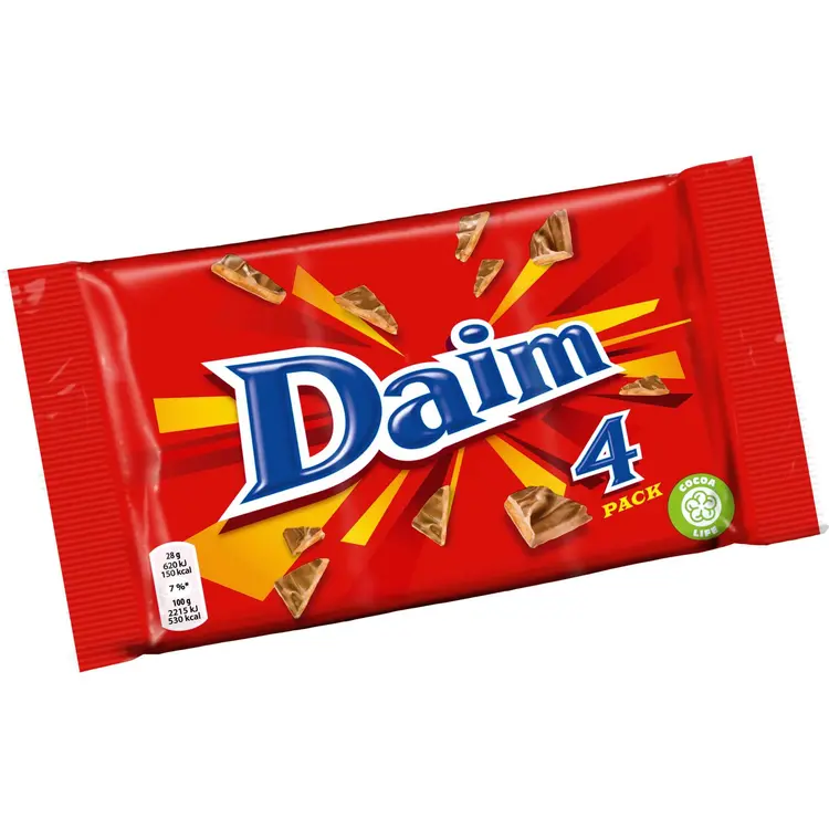 Daim 4-pack suklaapatukka 112g (4x28g)