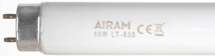 Airam loistelamppu T8 830 lämmin valkea 18W G13 1350 LM, 3000K