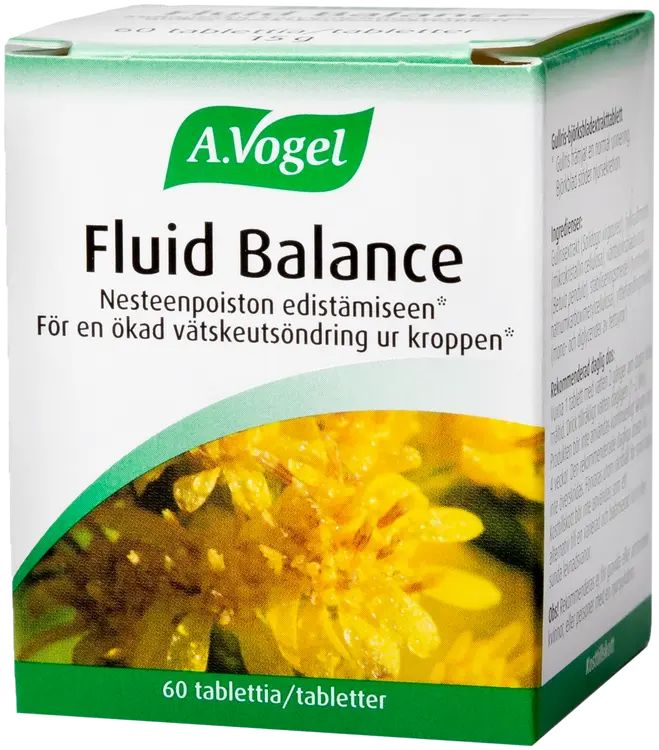 A.Vogel Fluid Balance 60 tablettia kultapiisku-koivunlehtiuutetabletti