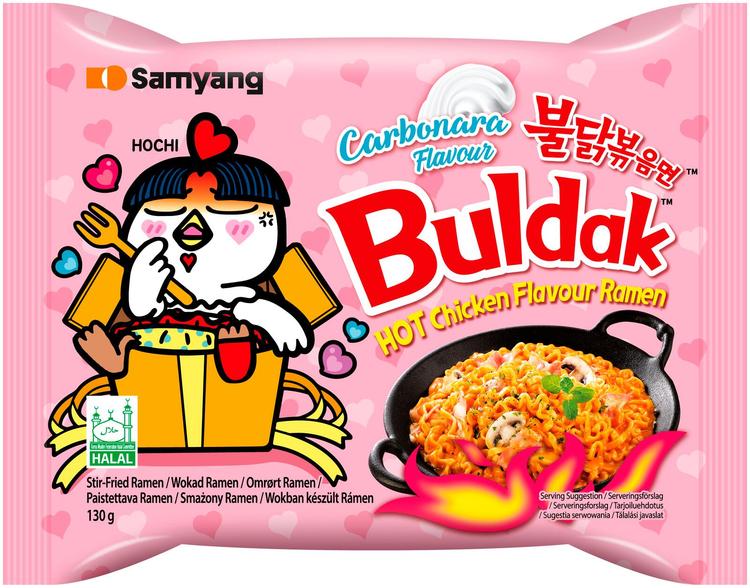 Samyang Buldak Ramen Hot Chicken Carbonara 130g