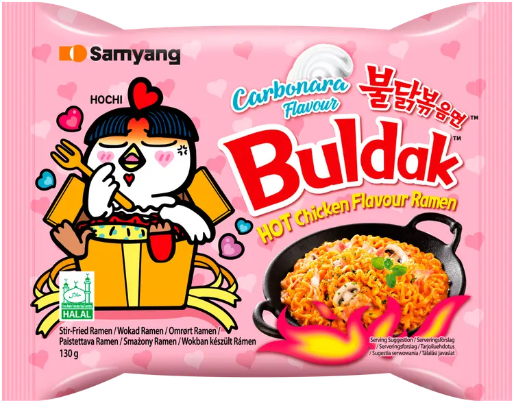 Samyang Buldak Ramen Hot Chicken Carbonara Nuudeli 130g