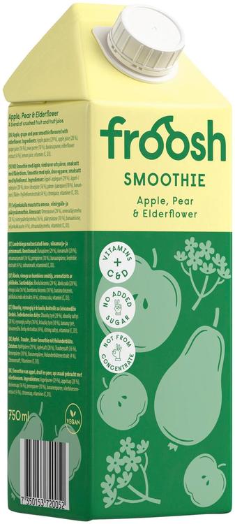 Froosh õun-pirn-leedriõis 750ml