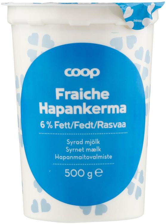 Coop hapankerma 6 % 500 g