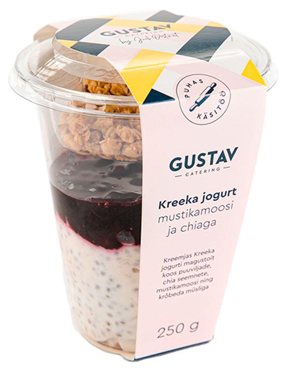 Kreeka jogurt mustikamoosi ja chiaga 250 g