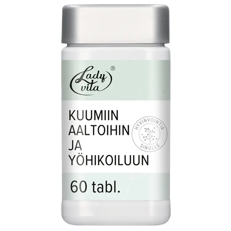 Ladyvita Menoplus ravintolisä Puna-apila-humala-vitamiinitabletti 60 tabl