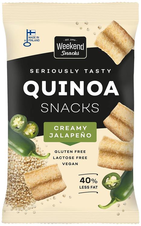 Weekend Snacks Kvinoa Snacks Creamy Jalapeno 45g
