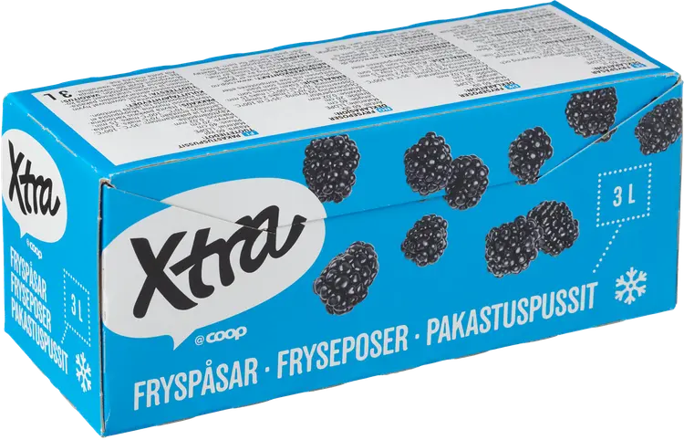 Xtra pakastuspussi 3L 60 kpl