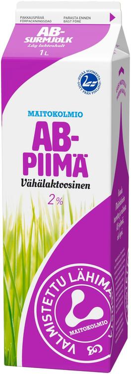 Maitokolmio vähälaktoosinen AB-piimä 1l