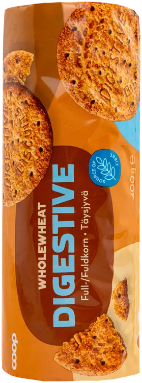 Coop Digestive täysjyvävehnäkeksi 400 g