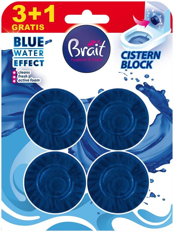 WC-loputuskasti tablett Brait Blue 4x50g