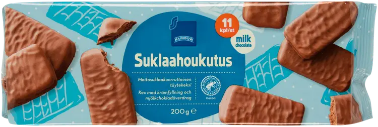 Rainbow Suklaahoukutus täytekeksi 200 g