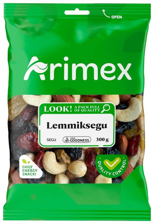 Arimex Lemmiksegu - segu röstitud pähklitega 300g