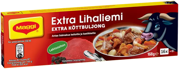Maggi Extra Lihaliemi liemikuutio 16kpl/168g