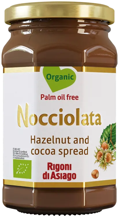 Rigoni di Asiago Nocciolata Luomu Suklaa Hasselpähkinälevite 250g