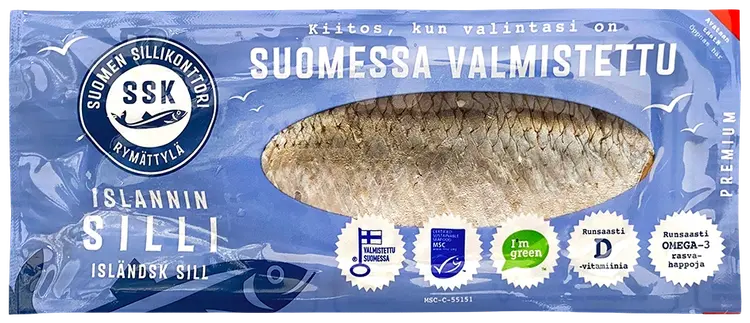 Suomen Sillikonttori Islannin silli 250g+ MSC
